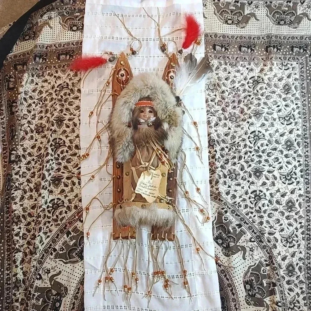 The Plain Indian Cradleboard running deer